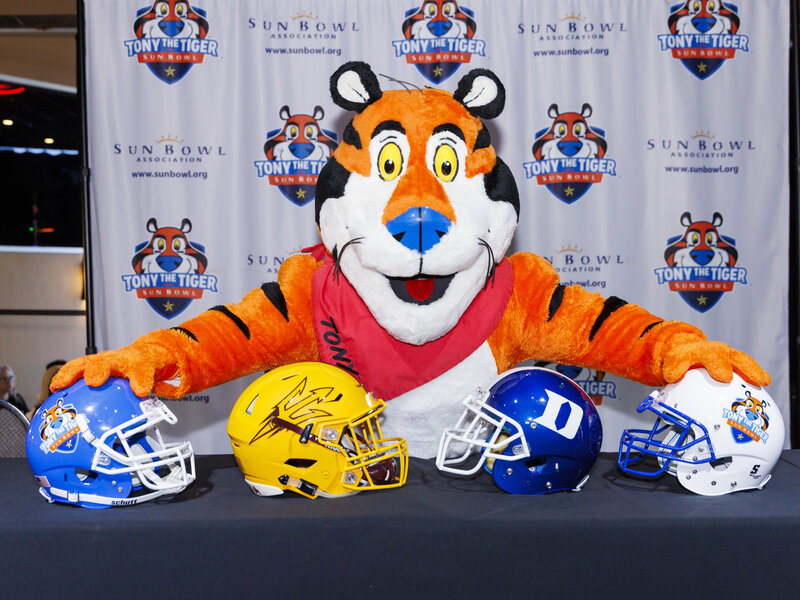 SUN BOWL ASSOCIATION SELECTS ARIZONA STATE AND DUKE TO PLAY IN THE 92ND ANNUAL TONY THE TIGER SUN BOWL